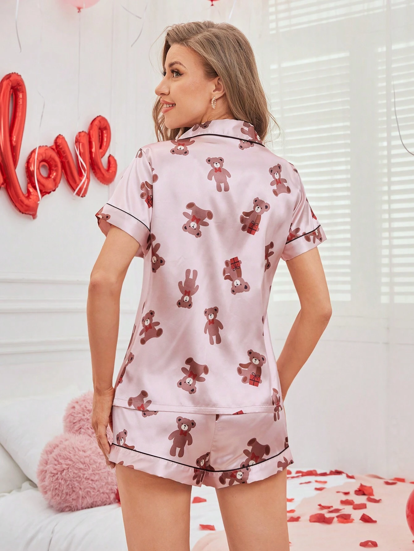 Teddy Tempt Shorts Night Suit For Women