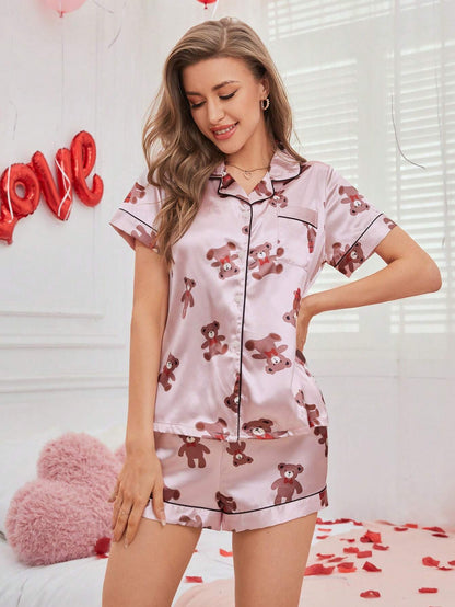 Teddy Tempt Shorts Night Suit For Women