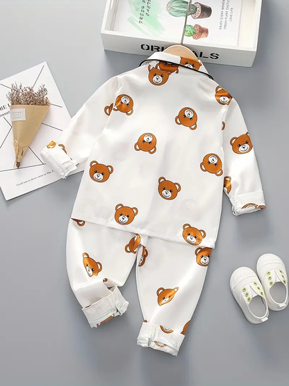 Teedy Printed Unisex Nightsuit Set For Kids